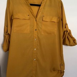 S Gold Calvin Klein Blouse